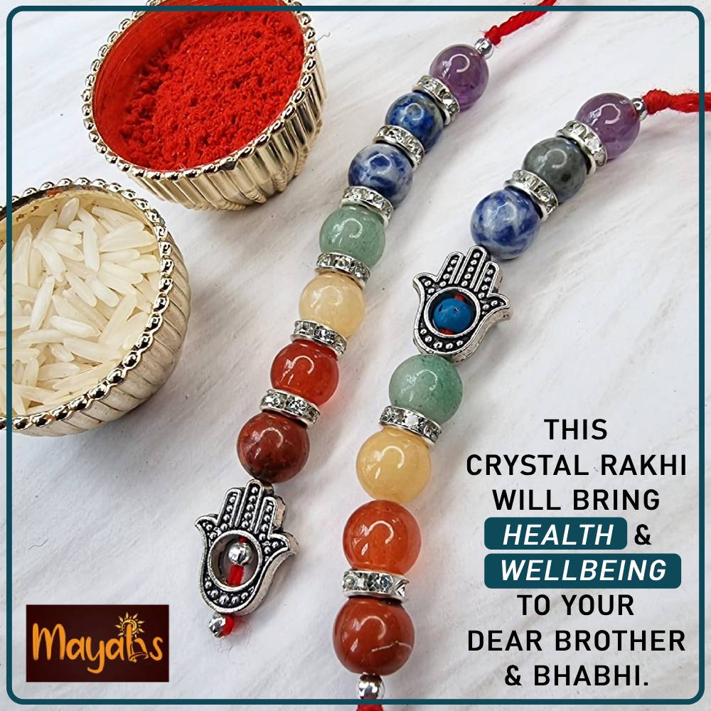 Health & Well-Being Rakhi with charm