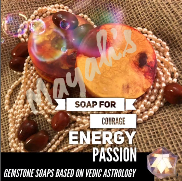 Soap for Energy Courage, Energy Passion (with Crystal)