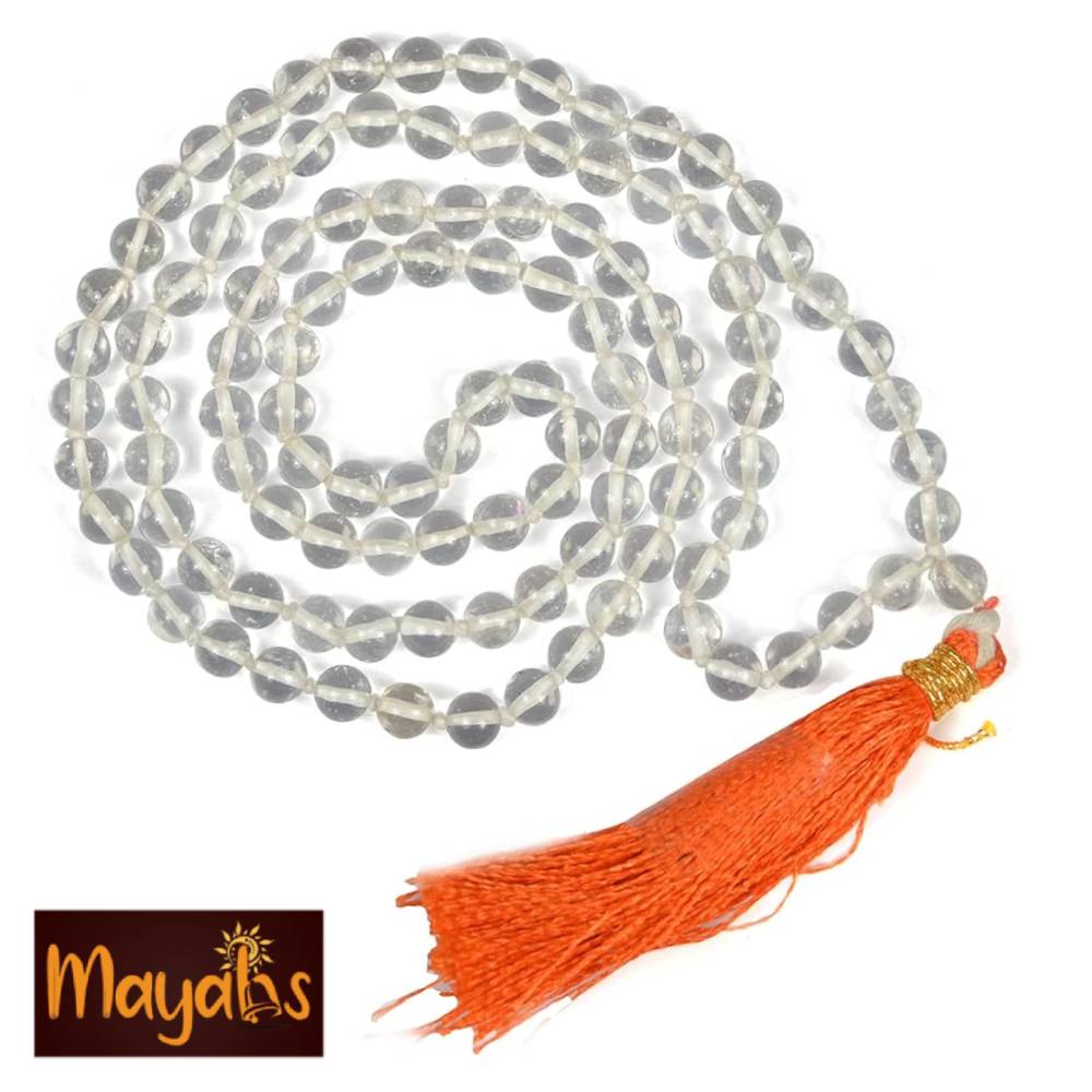 Clear Quartz Mala