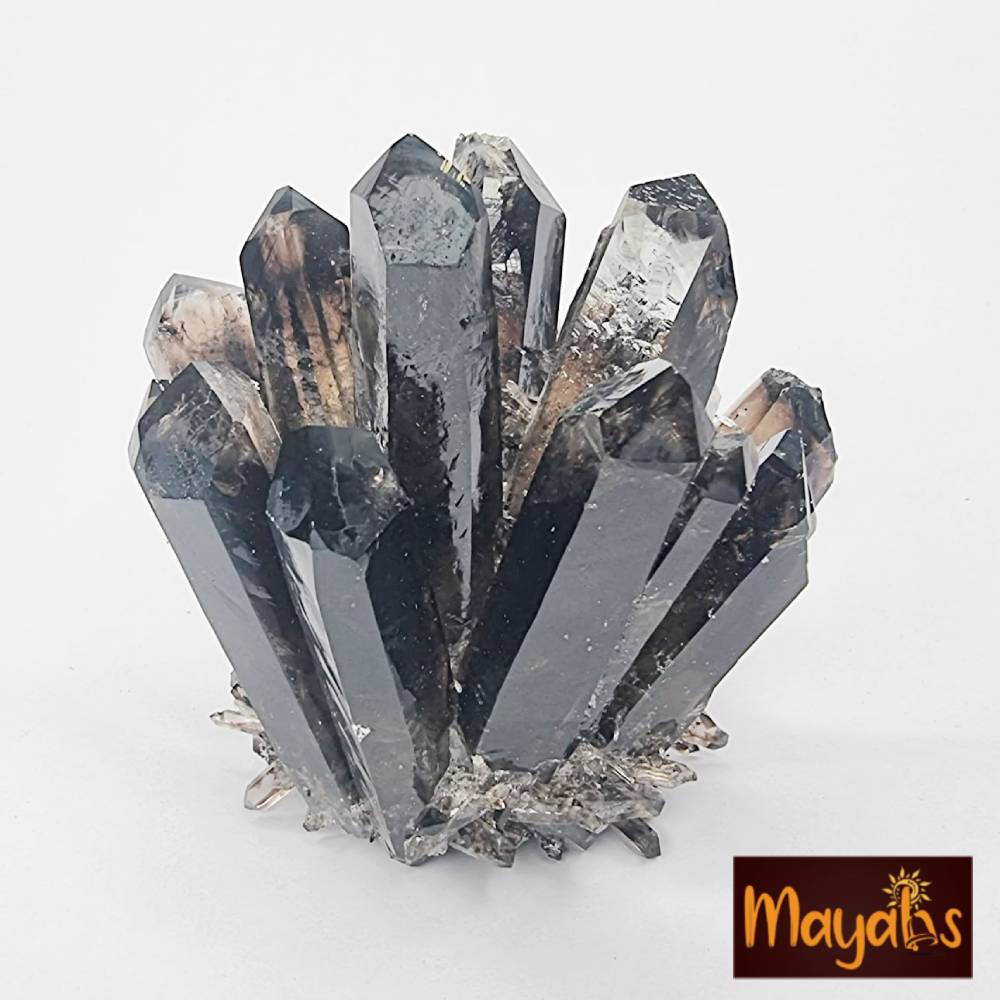 smoky quartz crystal