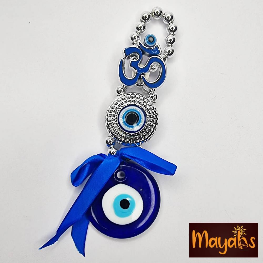 Evil Eye Hanger with Om Symbol Protection