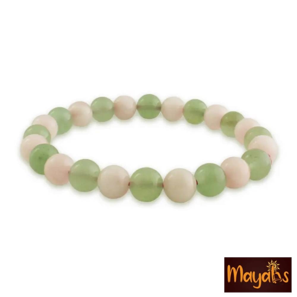 Rose Quartz & Aventurine Bracelet