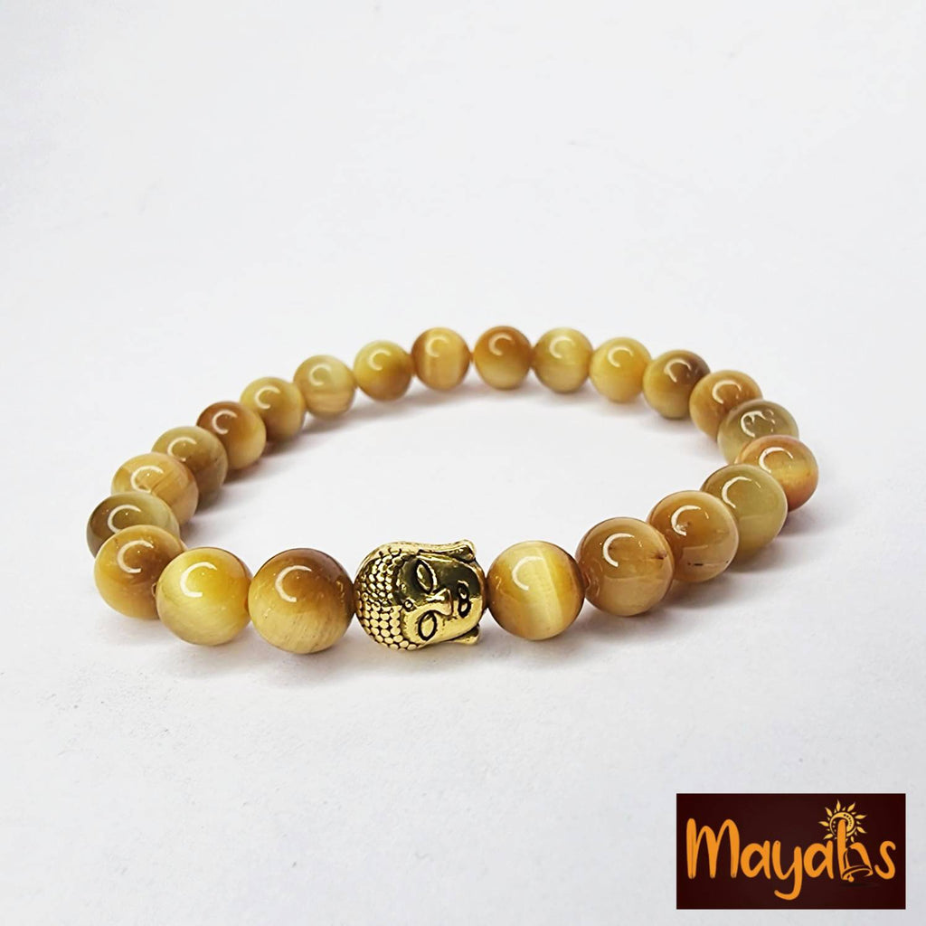 Cat Eye Bracelet with Budha Charm