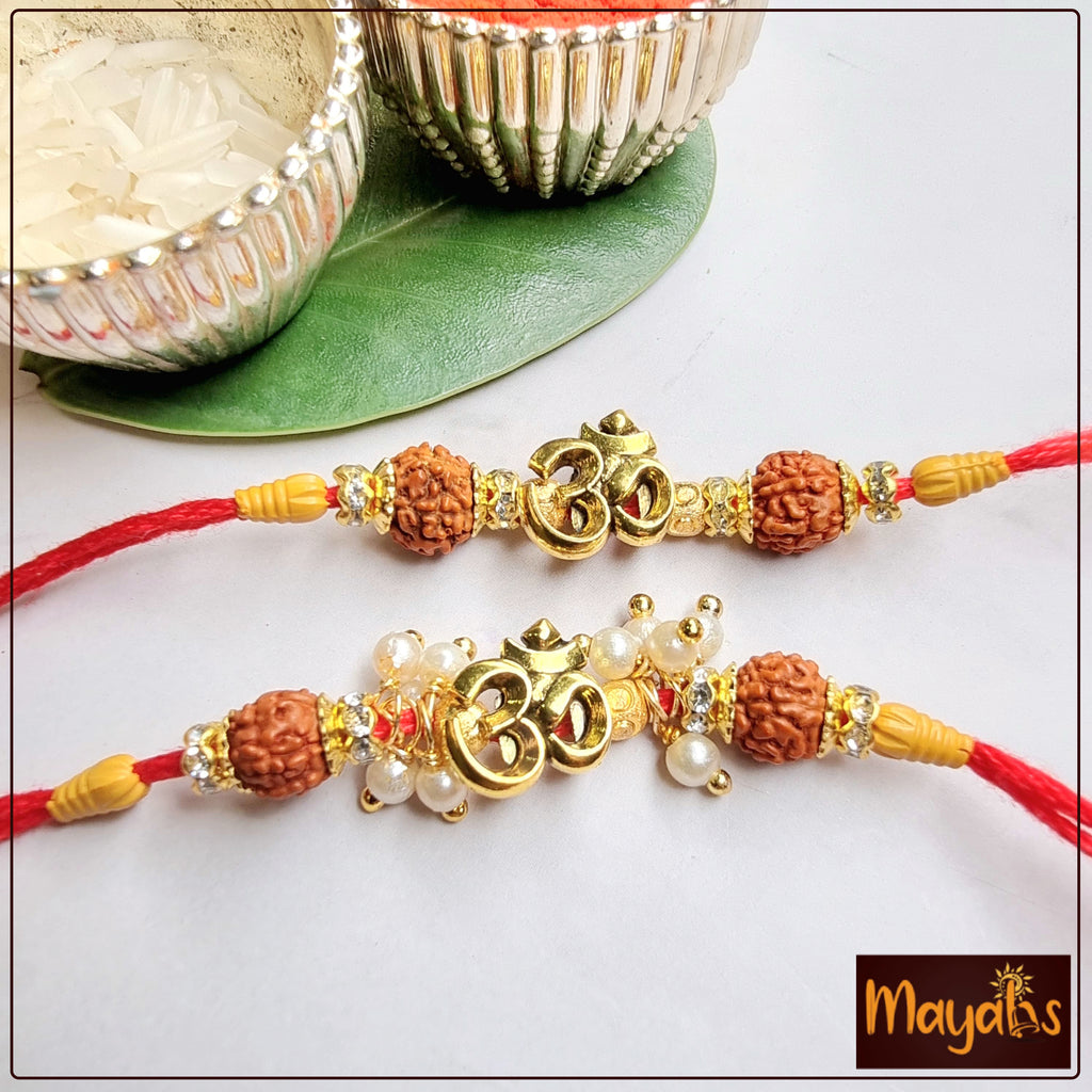 Devotional OM Rakhi Combo